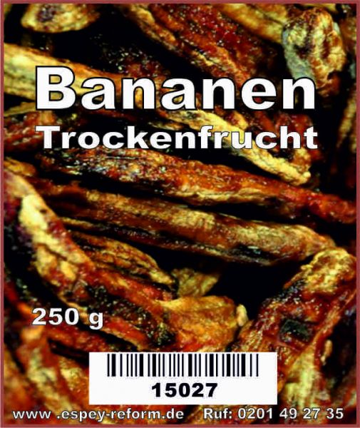 Bananen getrocknet 250 g